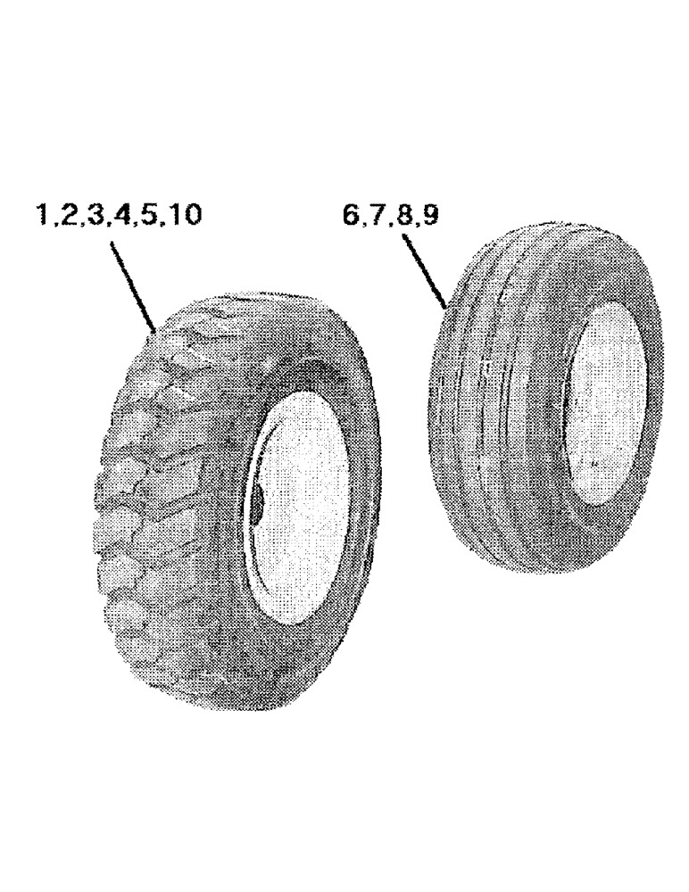 Схема запчастей Case IH AUSTOFT - (A01-06) - WHEELS Mainframe & Functioning Components