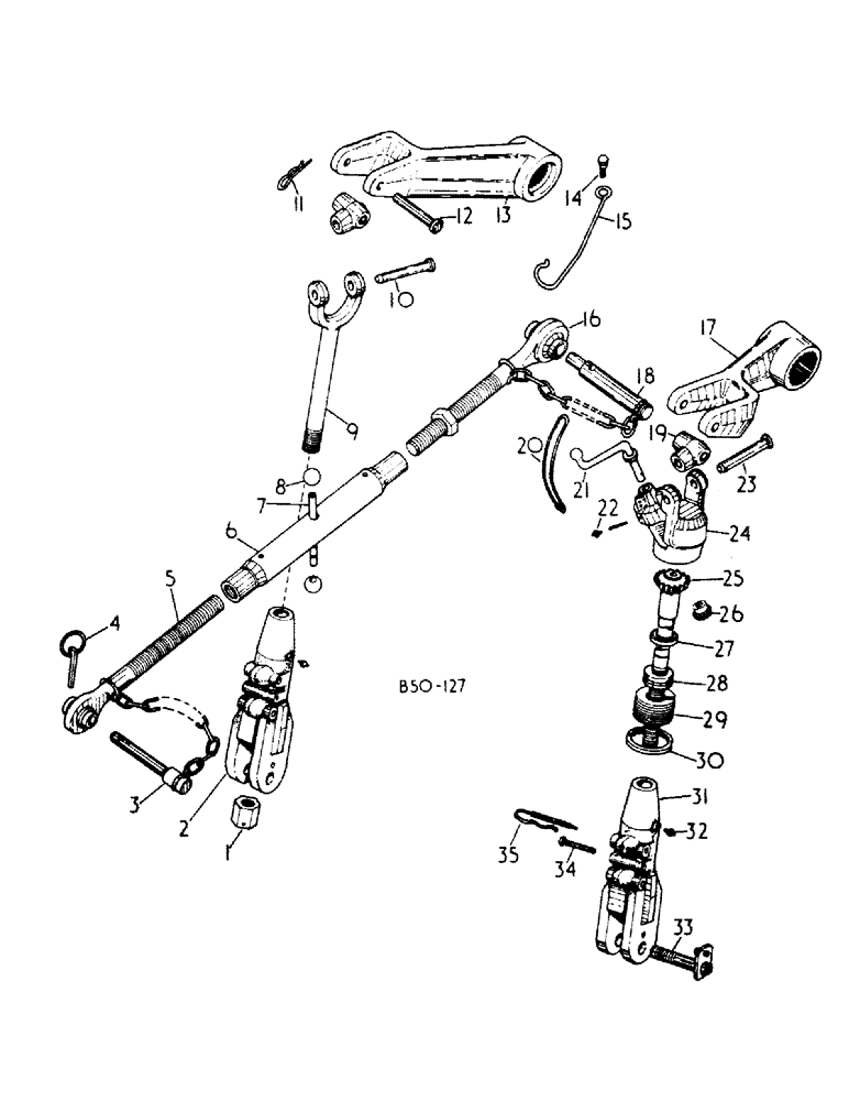 Схема запчастей Case IH 385 - (09-01) - FRAME, THREE POINT HITCH (12) - FRAME