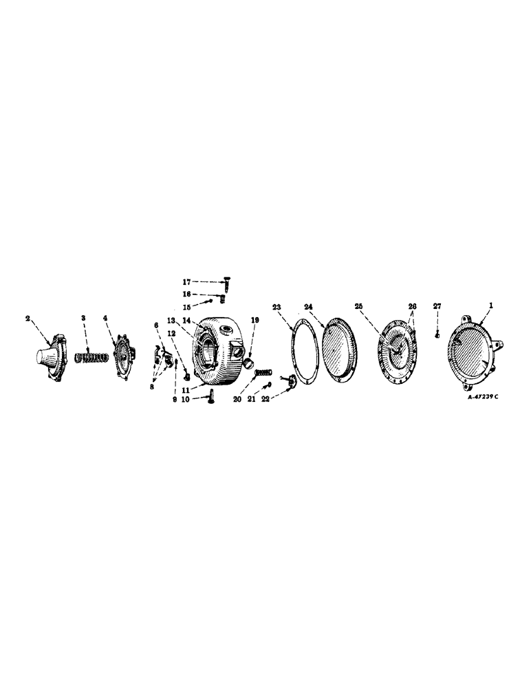 Схема запчастей Case IH 2404 - (028) - FUEL SYSTEM, FUEL REGULATOR, LP GAS ENGINE TRACTORS (02) - FUEL SYSTEM