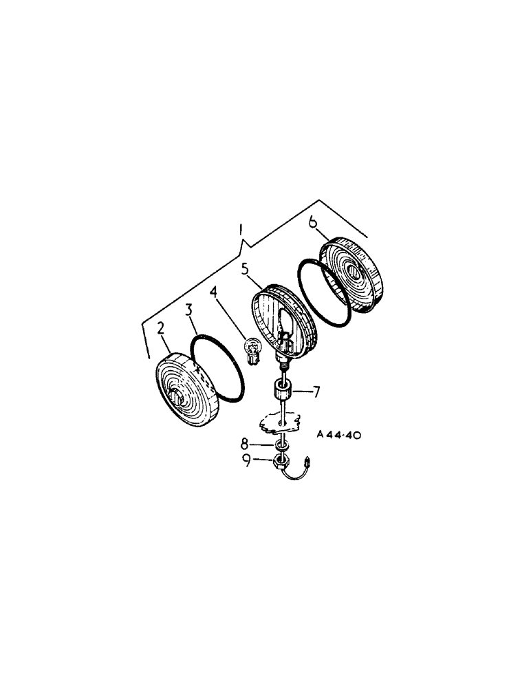 Схема запчастей Case IH 384 - (08-09[2]) - ELECTRICAL, FLASHER LIGHT (06) - ELECTRICAL