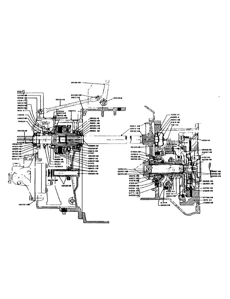 Схема запчастей Case IH DO-SERIES - (142) - PTO AND HYDRAULIC ASSEMBLY (06) - POWER TRAIN