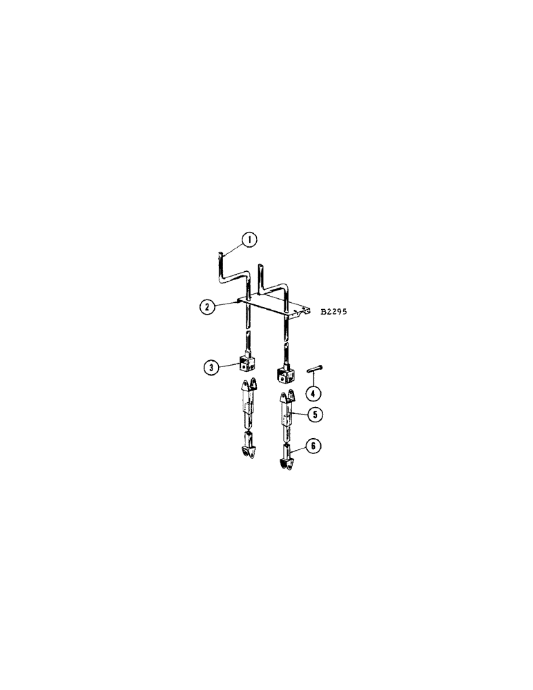 Схема запчастей Case IH F345 - (58[1]) - PICKING ROLL AND SNAPPING BAR ADJUSTING CRANK ATTACHMENT FOR CAB INSTALLATION (58) - ATTACHMENTS/HEADERS