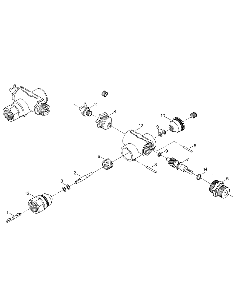 Схема запчастей Case IH ST210 - (01-09) - TACHOMETER DRIVE (10) - CAB