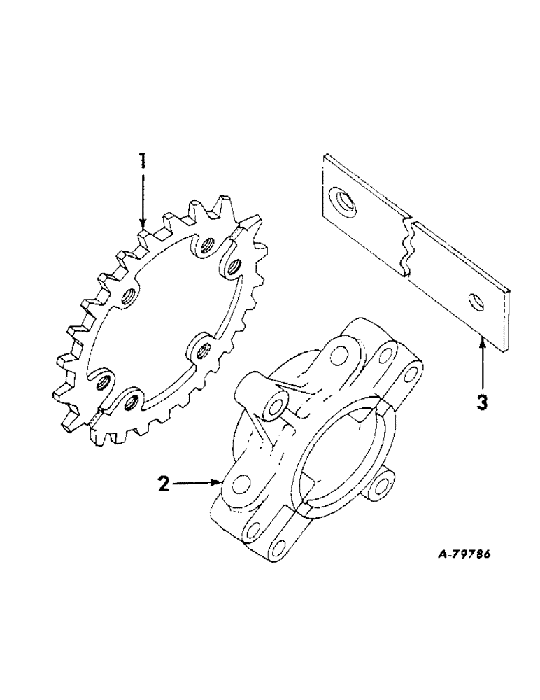 Схема запчастей Case IH 217 - (V-15[A]) - COMPLETING PACKAGE DRIVE SPROCKET AND RELOCATOR BAR 