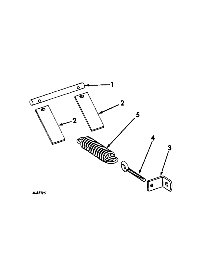 Схема запчастей Case IH 185 - (B-07[B]) - DEPTH SPRING AND SCRAPER ATTACHMENT 