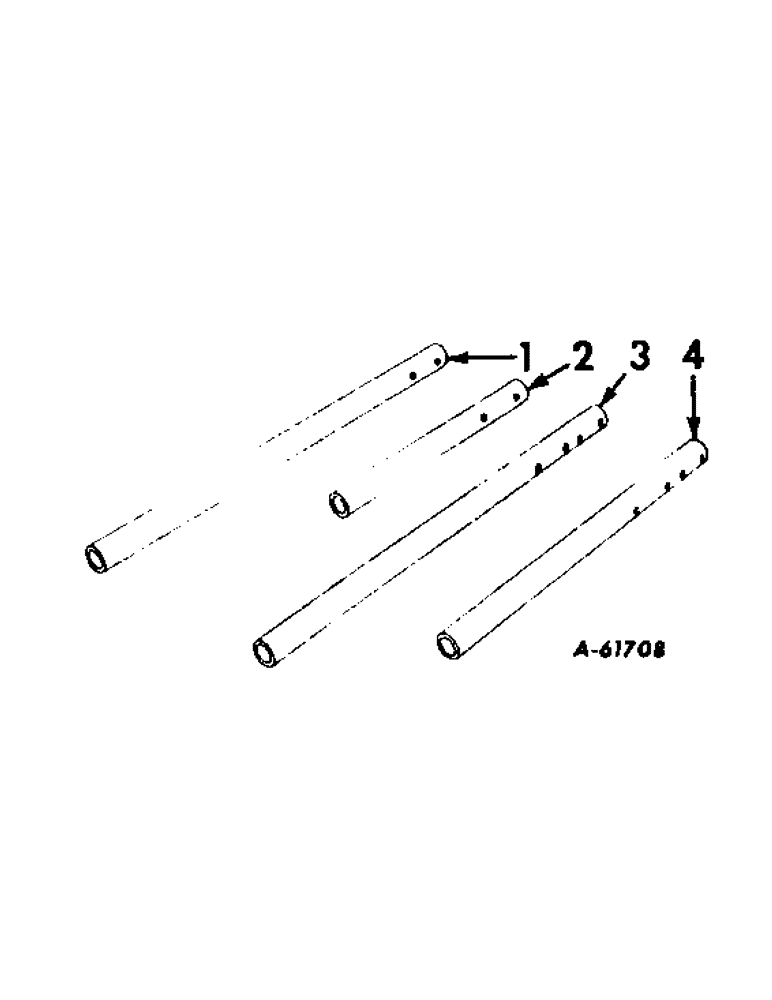 Схема запчастей Case IH 65 - (H-06) - TOOL BARS, ROUND 