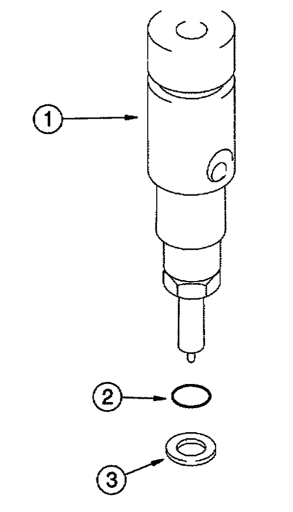 Схема запчастей Case IH FLX3010 - (02-083) - FUEL INJECTION NOZZLE, FLX 3010 (01) - ENGINE