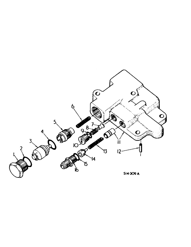 Схема запчастей Case IH 484 - (10-19) - HYDRAULICS, UNLOADING AND FLOW CONTROL VALVE (07) - HYDRAULICS