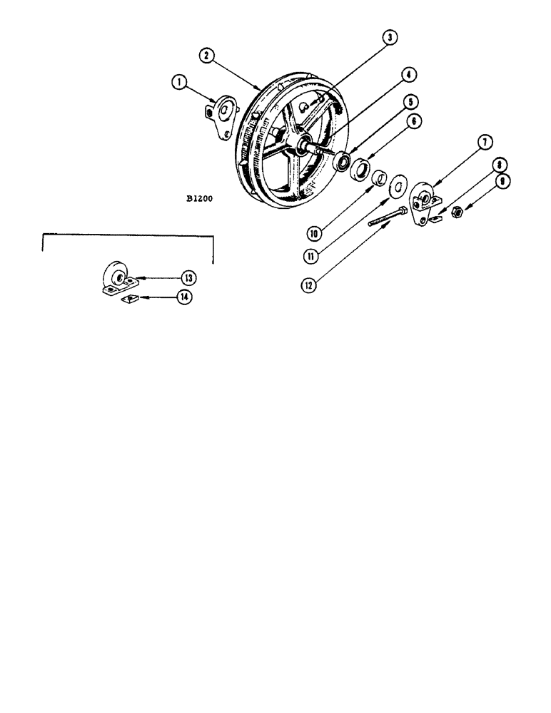 Схема запчастей Case IH 1060 - (300) - IDLER ASSEMBLY (48) - TRACKS & TRACK SUSPENSION