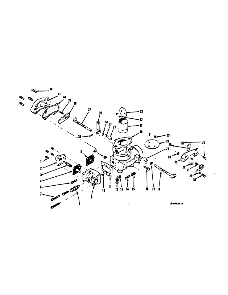 Схема запчастей Case IH C-135 - (C-28) - CARBURETOR, 404 TRACTORS W/LP GAS ENGINES 