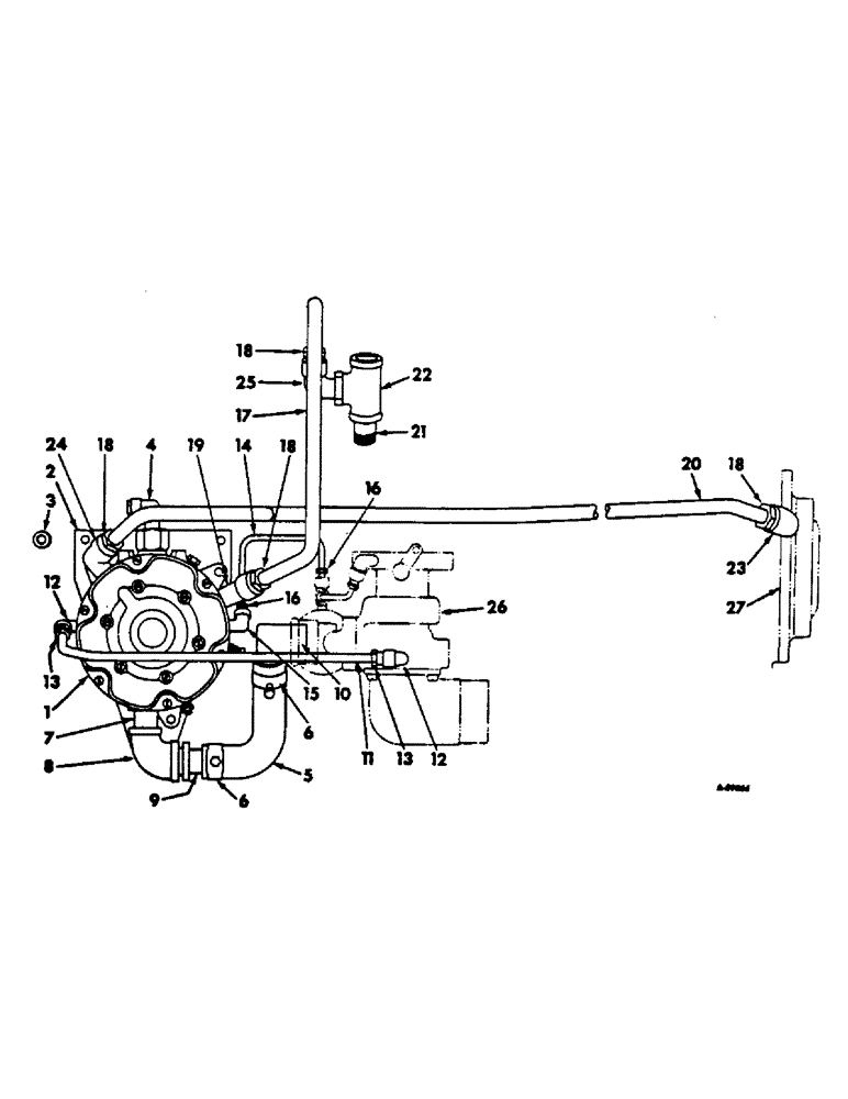 Схема запчастей Case IH C-291 - (D-36) - FUEL REGULATOR AND CONNECTIONS, 616 AND 622 LP GAS COTTON PICKERS 