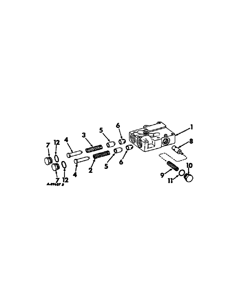 Схема запчастей Case IH 21026 - (07-08[A]) - DRIVE TRAIN, MULTIPLE VALVE BODY (04) - Drive Train