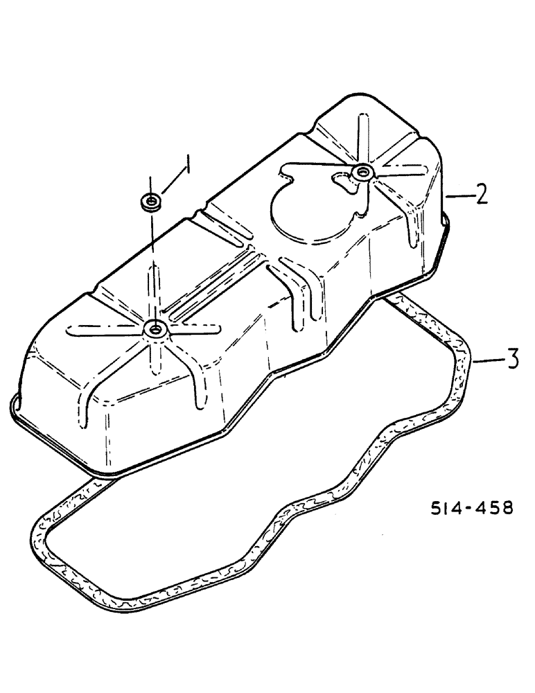 Схема запчастей Case IH 484 - (0F16-2) - VALVE HOUSING COVER Power