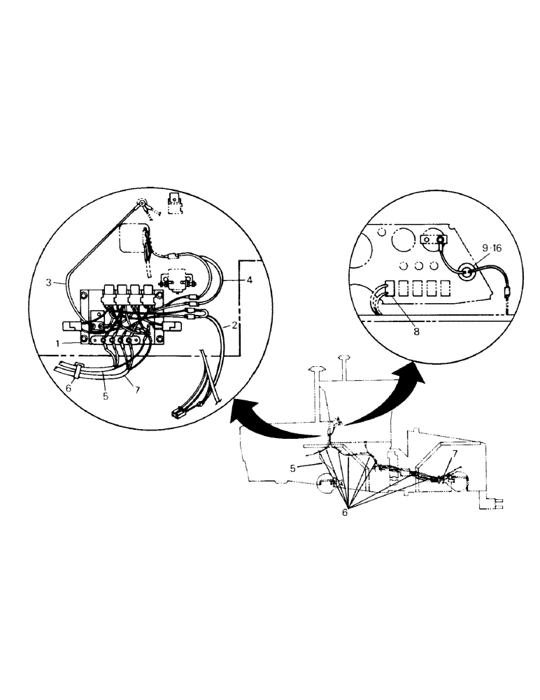 Схема запчастей Case IH SM-325 - (04-50B) - CONTROLLED TRACTION ELECTRICAL (04) - Drive Train