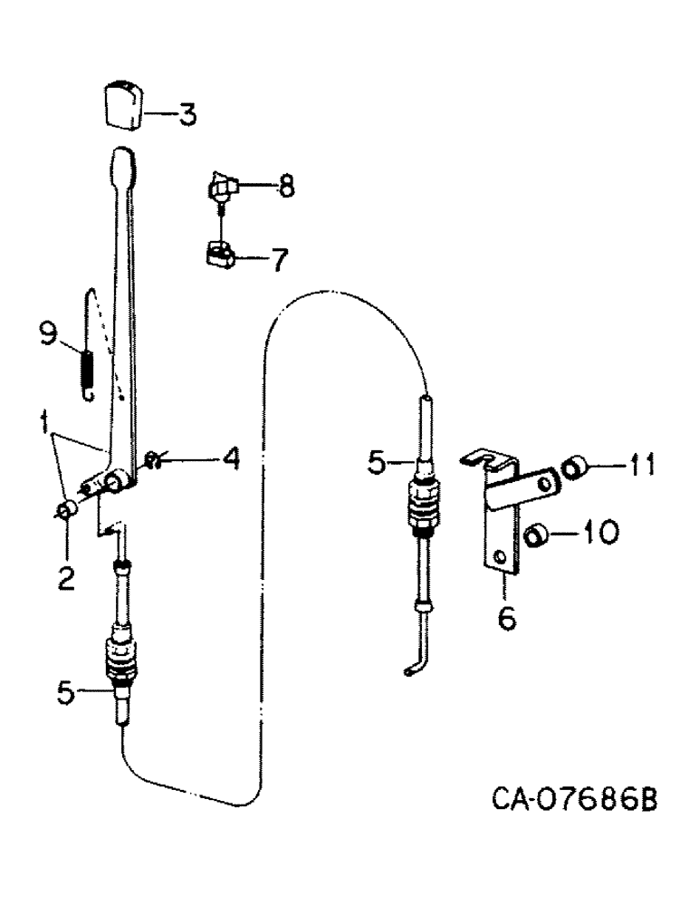 Схема запчастей Case IH 6588 - (07-42) - DRIVE TRAIN, INDEPENDENT PTO CONTROL (04) - Drive Train