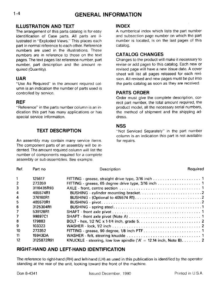 Схема запчастей Case IH 2096 - (1-004) - GENERAL INFORMATION (00) - PICTORIAL INDEX