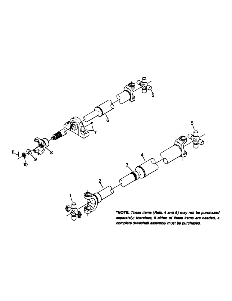 Схема запчастей Case IH 9130 - (10-15) - PTO DRIVESHAFTS Options & Miscellaneous