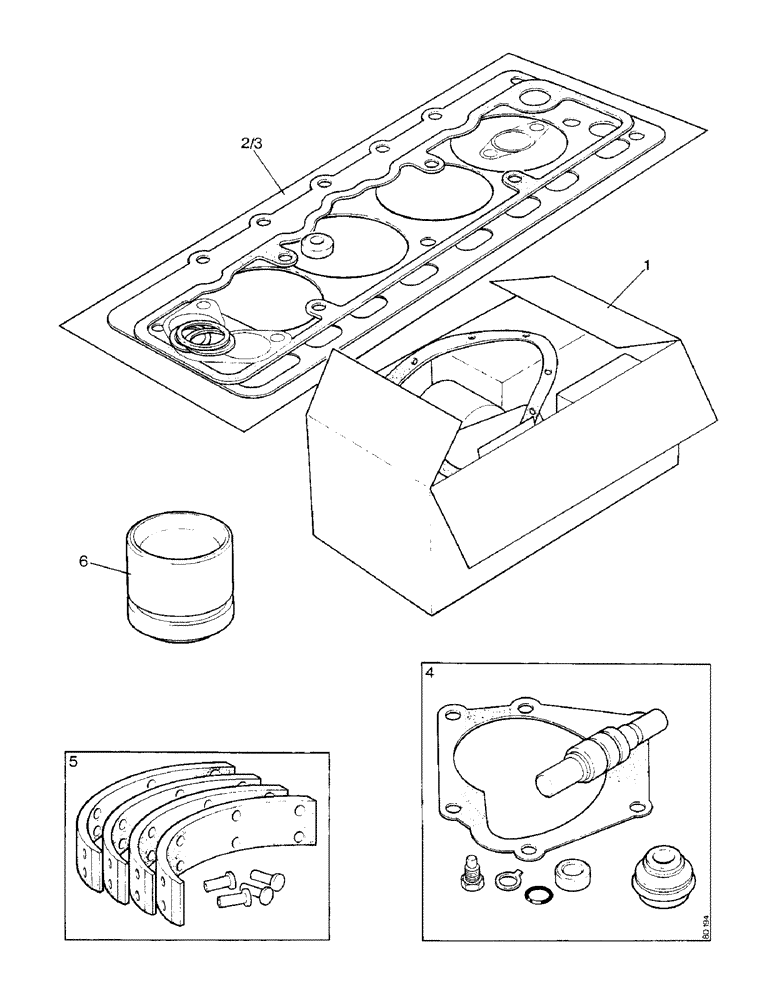 Схема запчастей Case IH 1390 - (V-05) - SERVICE KITS AND PARTS (18) - MISCELLANEOUS