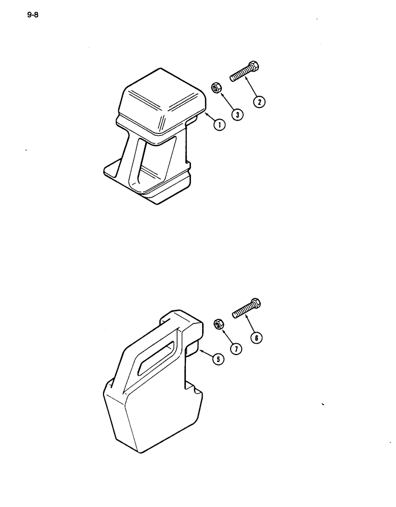 Схема запчастей Case IH 255 - (9-08) - FRONT END WEIGHTS (09) - CHASSIS/ATTACHMENTS