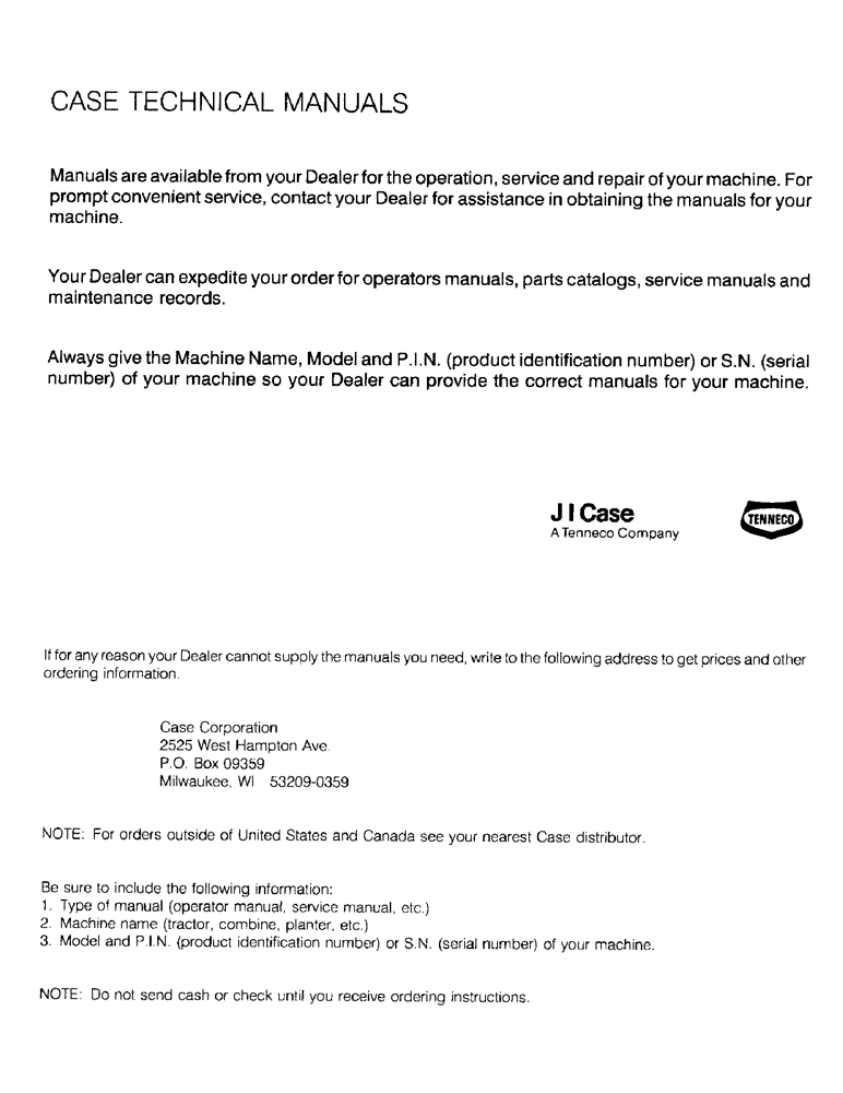 Схема запчастей Case IH 56FTS - (26) - CASE TECHNICAL MANUALS 