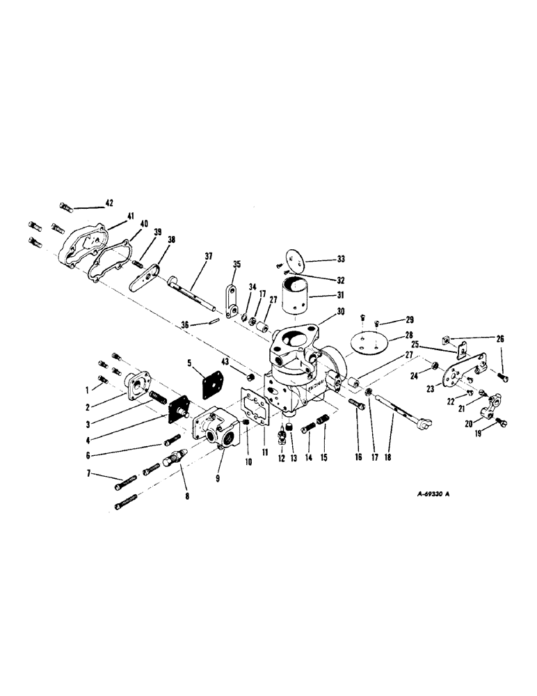 Схема запчастей Case IH 2404 - (027) - FUEL SYSTEM, CARBURETOR, LP GAS ENGINE TRACTORS (02) - FUEL SYSTEM