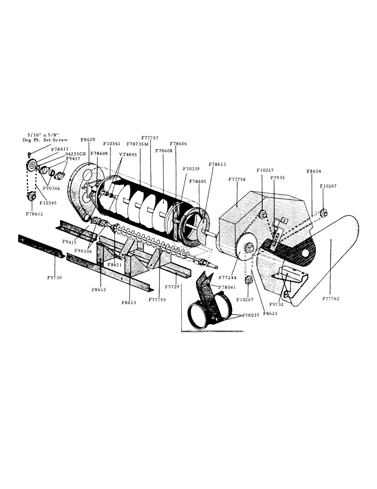 Схема запчастей Case IH 800 - (120) - ROTO CLEANER ATTACHMENT, GRAIN BIN MACHINE (80) - CROP STORAGE/UNLOADING