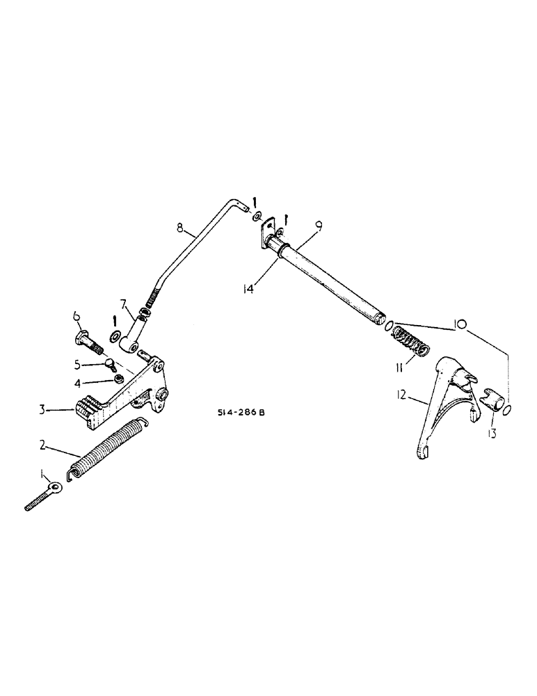 Схема запчастей Case IH HYDRO 84 - (07-063) - DIFFERENTIAL LOCK, MACHINE NOT FITTED WITH CAB (04) - Drive Train