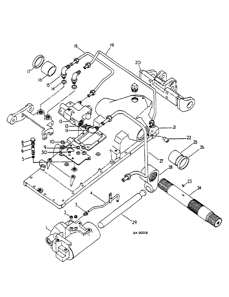 Схема запчастей Case IH HYDRO 84 - (10-027) - DRAFT CONTROL (07) - HYDRAULICS