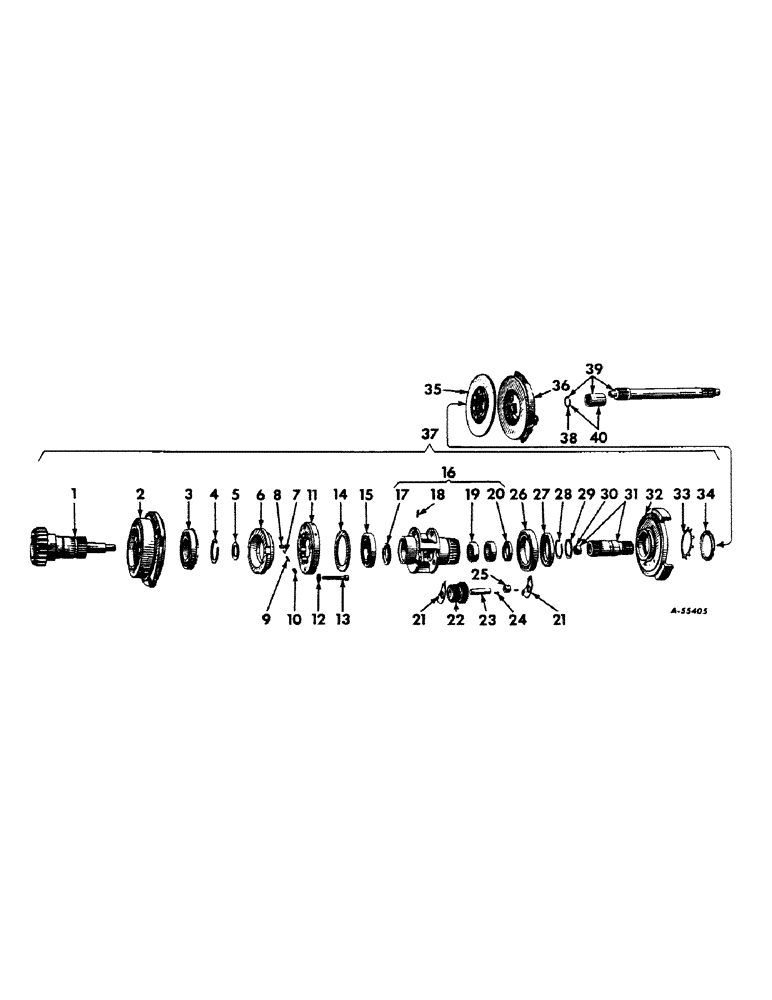 Схема запчастей Case IH 2504 - (156) - REAR FRAME AND DRIVING MECHANISMS, TORQUE AMPLIFIER Rear Frame & Driving Mechanisms