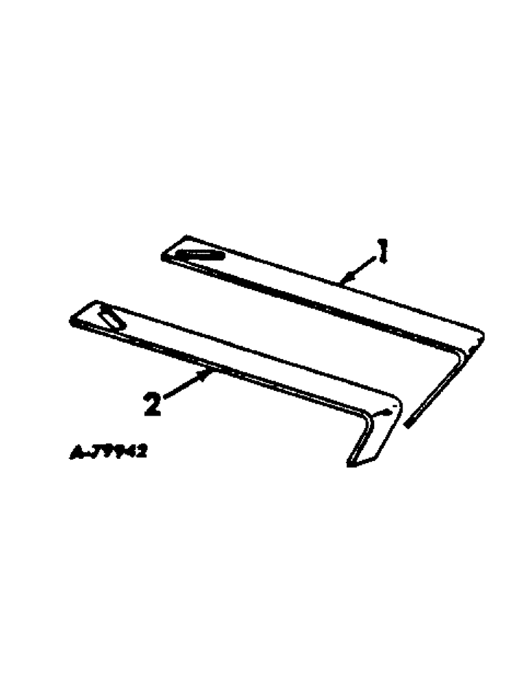 Схема запчастей Case IH 58-SERIES - (P-40) - PRESS WHEEL SCRAPER ATTACHMENT, ONE PER ROW 