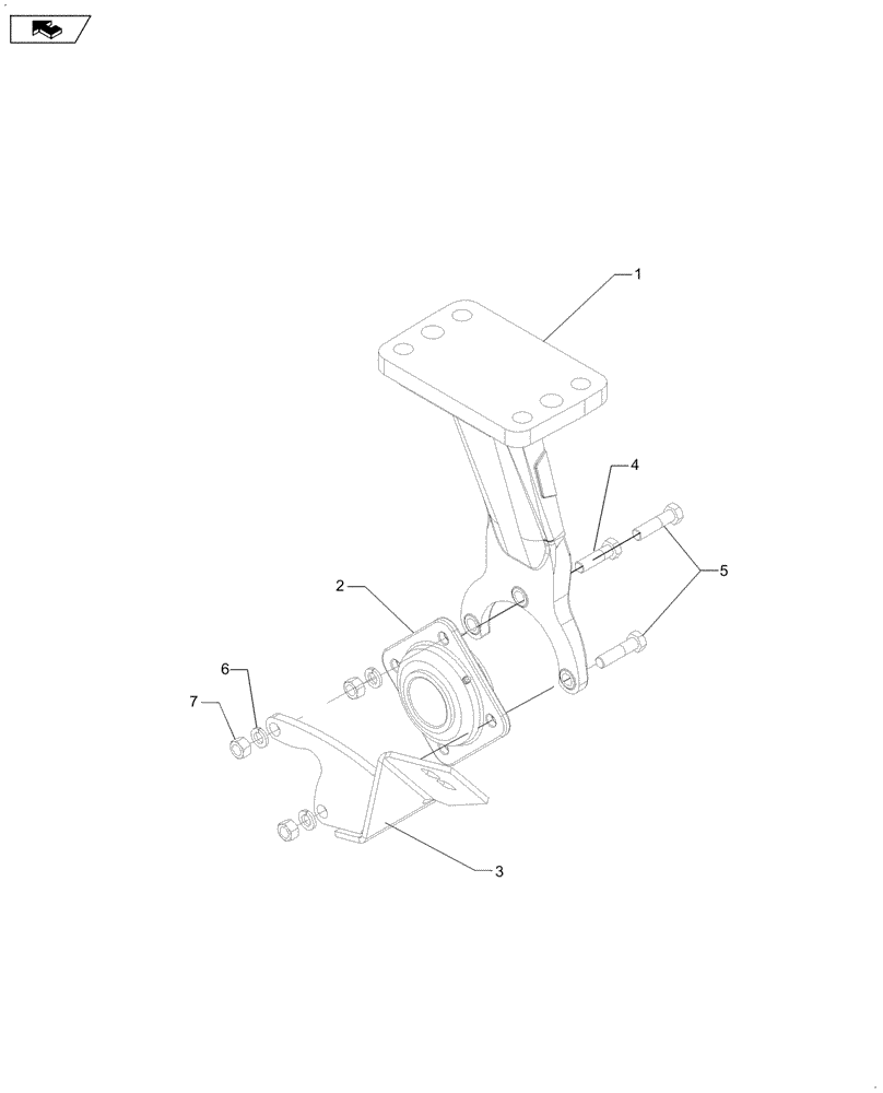 Схема запчастей Case IH 370 TRUE-TANDEM - (75.200.20.01) - RIGID BEARING STANDARD (75) - SOIL PREPARATION