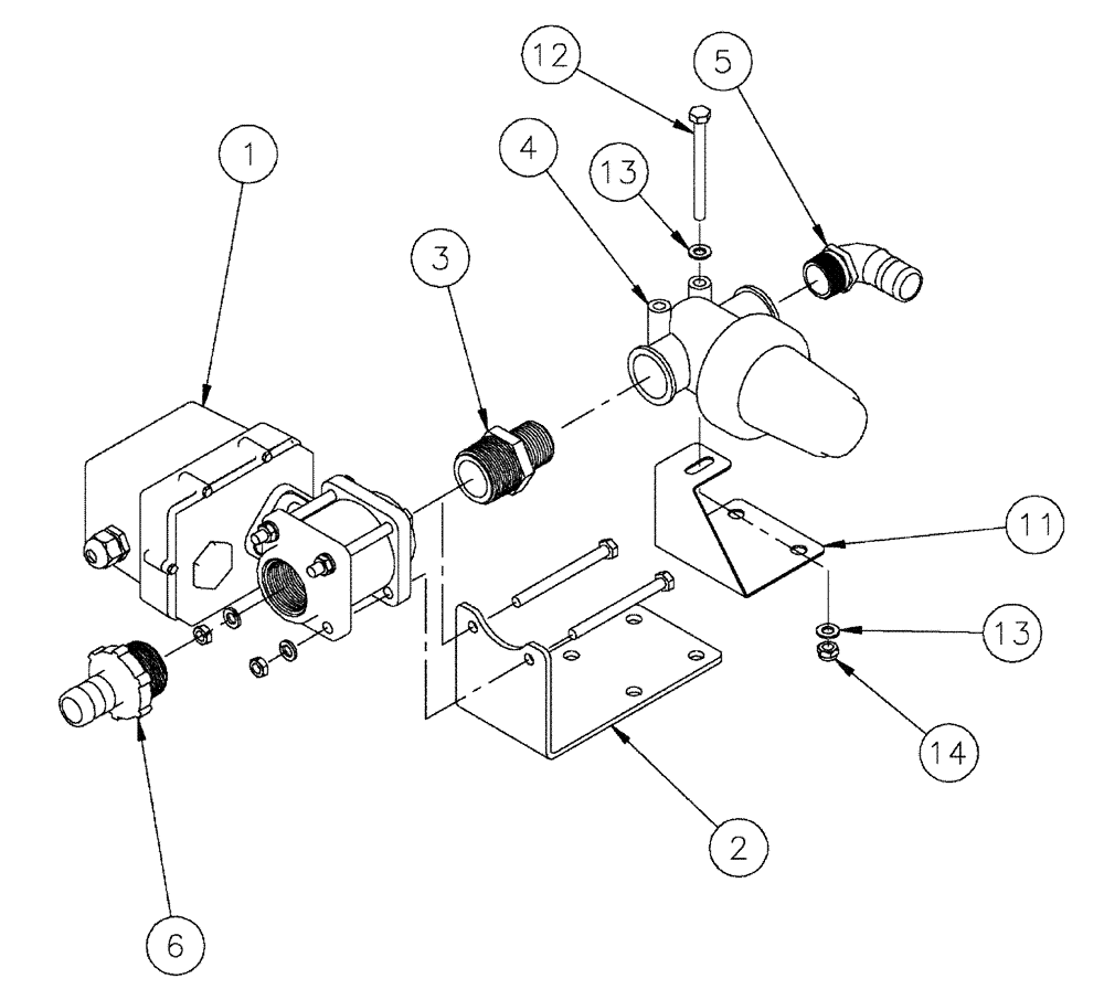 Схема запчастей Case IH SPX4260 - (09-003) - VALVE PLUMBING GROUP, 5 SECTION, CENTER Liquid Plumbing