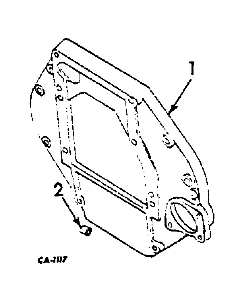 Схема запчастей Case IH 674 - (12-34) - ENGINE MOUNTING Power