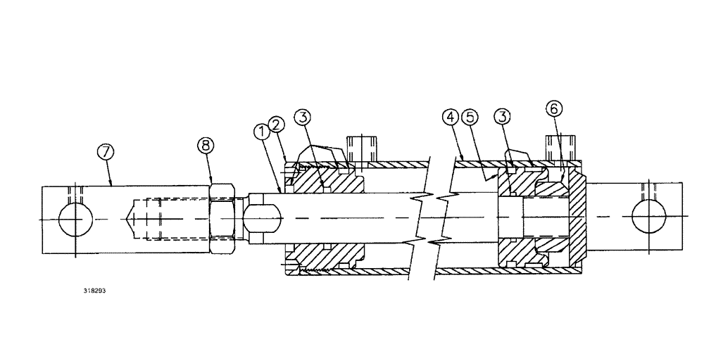 Схема запчастей Case IH SPX3185 - (07-009) - CYLINDERS - BOOM LEVEL (90 BOOM) Cylinders