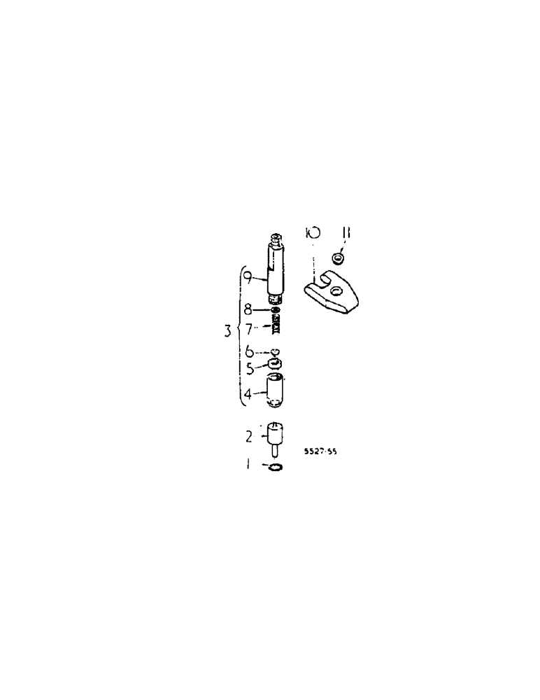 Схема запчастей Case IH 684 - (12-38) - POWER, INJECTION NOZZLE HOLDER AND NOZZLE Power