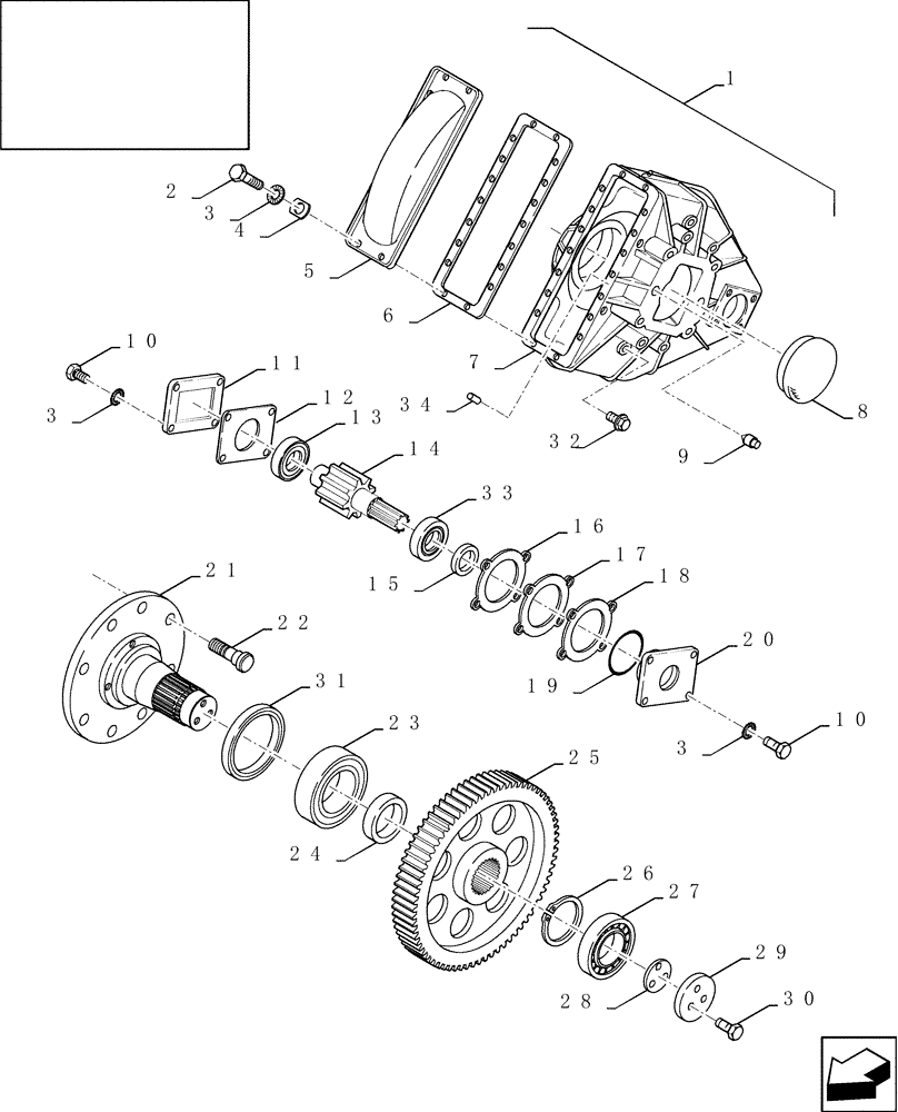 Схема запчастей Case IH 7230 - (48.130.01 ) - TRACK DRIVE, FINAL - NA ONLY (48) - TRACKS & TRACK SUSPENSION