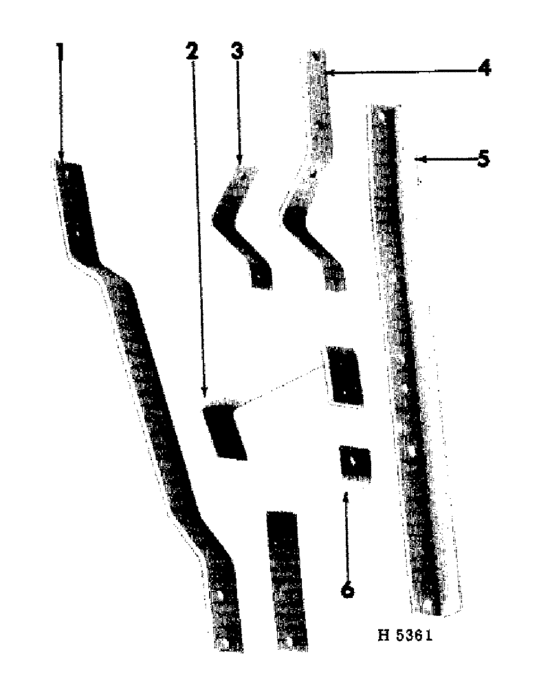 Схема запчастей Case IH 100 - (04-08) - HOPPER MOUNTING SUPPORTS 