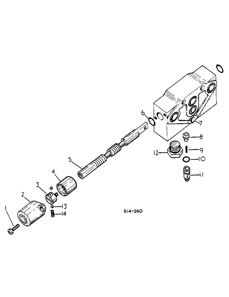 Схема запчастей Case IH 685 - (10-053) - SINGLE-ACTING AUX. HYD. VALVE (07) - HYDRAULICS