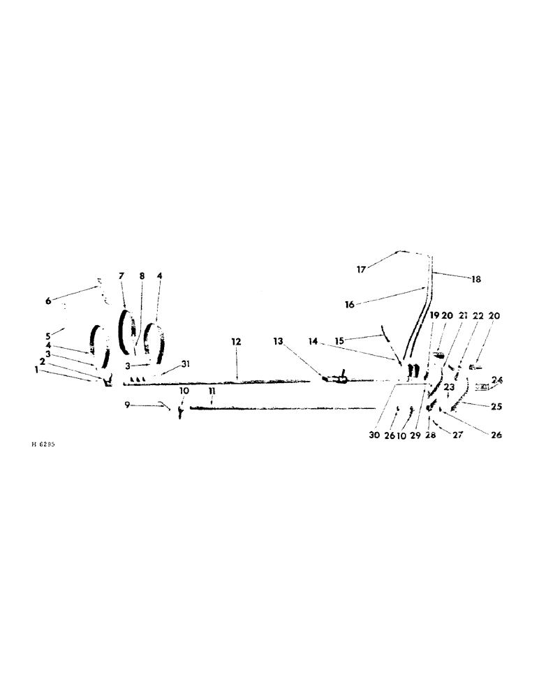 Схема запчастей Case IH 201 - (A-077) - STEERING AND BRAKES (41) - STEERING