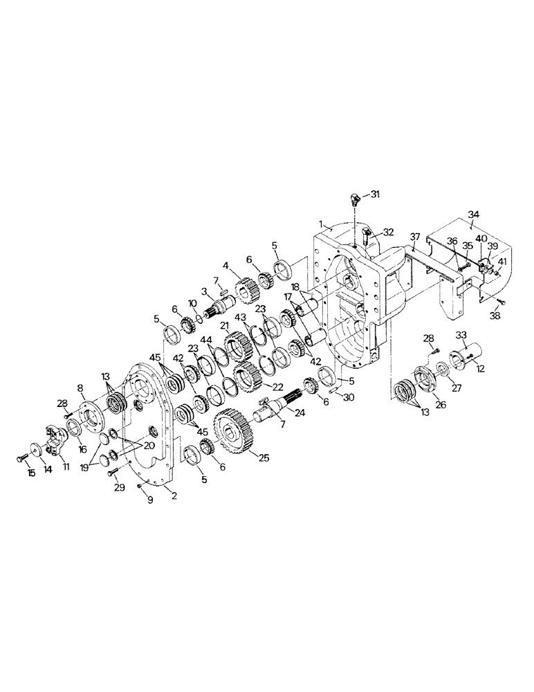 Схема запчастей Case IH CP-1325 - (10-12) - PTO CASE ASSEMBLY Options & Miscellaneous