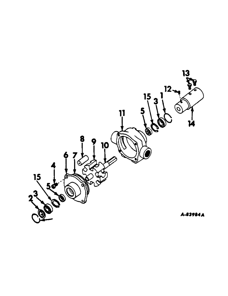 Схема запчастей Case IH 400 - (K-29) - PUMP ASSEMBLY 