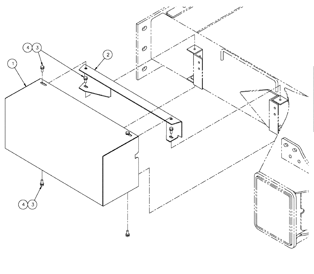 Схема запчастей Case IH SPX3200 - (06-022) - VALVE BANK COVER GROUP Hydraulic Plumbing