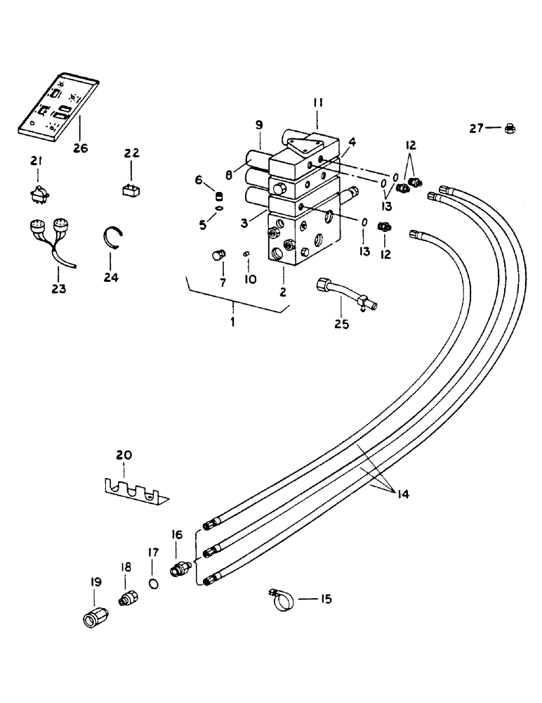 Схема запчастей Case IH 1460 - (10-101) - REEL SPEED CONTROL, FOR FRENCH 825 HEADERS (07) - HYDRAULICS