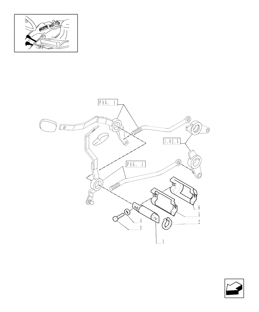 Схема запчастей Case IH JX1075C - (1.92.82[03]) - CAB - LIFTER OUTER CONTROLS (10) - OPERATORS PLATFORM/CAB