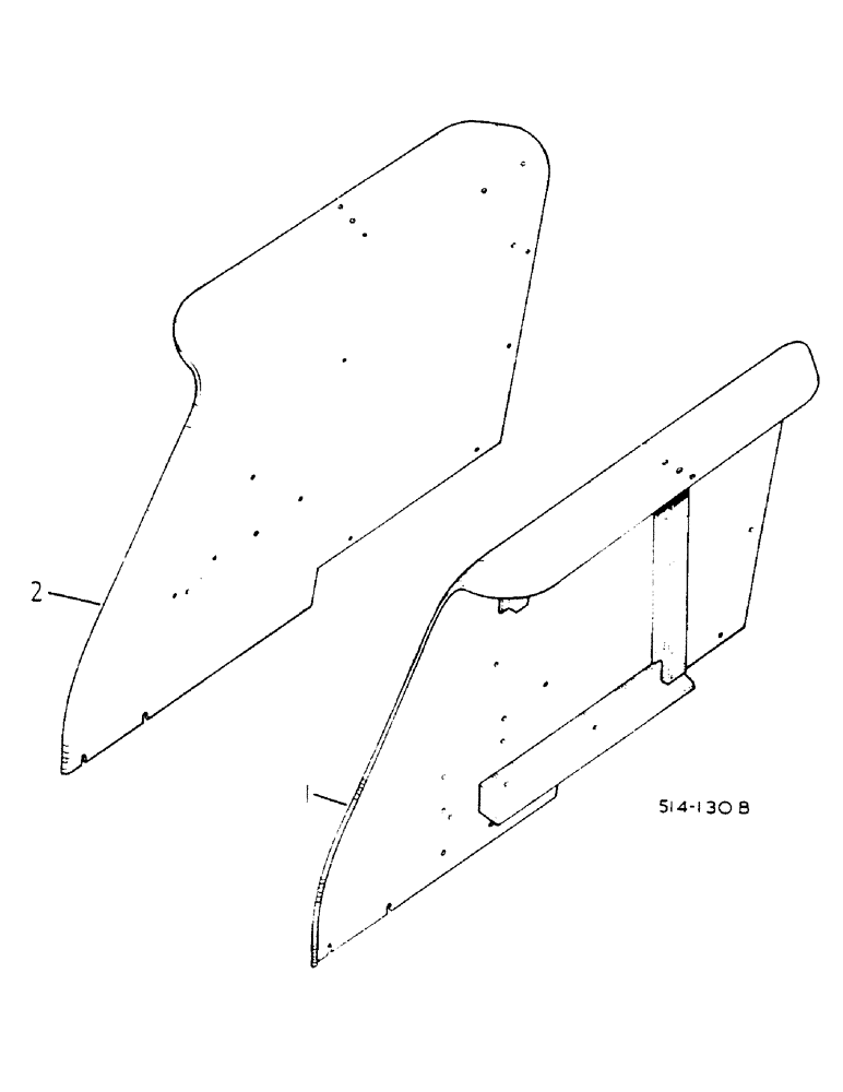 Схема запчастей Case IH 785 - (13-017) - REAR FENDERS, CROWN TYPE (05) - SUPERSTRUCTURE