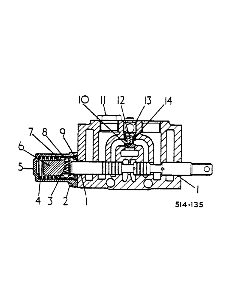 Схема запчастей Case IH 474 - (10-12) - SINGLE ACTING AUXILIARY HYDRAULIC VALVE ASSEMBLY (07) - HYDRAULICS