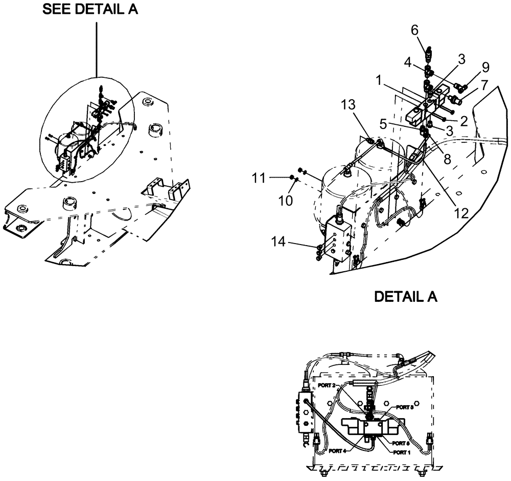 Схема запчастей Case IH 1260 - (75.200.28[01]) - PNEUMATIC DOWN PRESSURE - PILOT VALVE (75) - SOIL PREPARATION