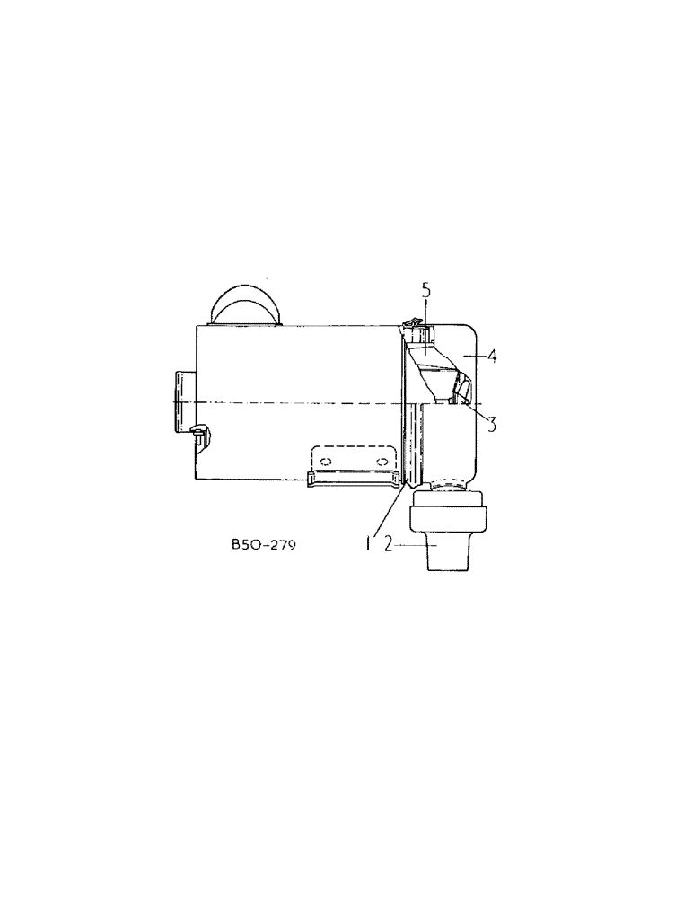 Схема запчастей Case IH 484 - (12-03[A]) - POWER, AIR CLEANER, DONALDSON Power