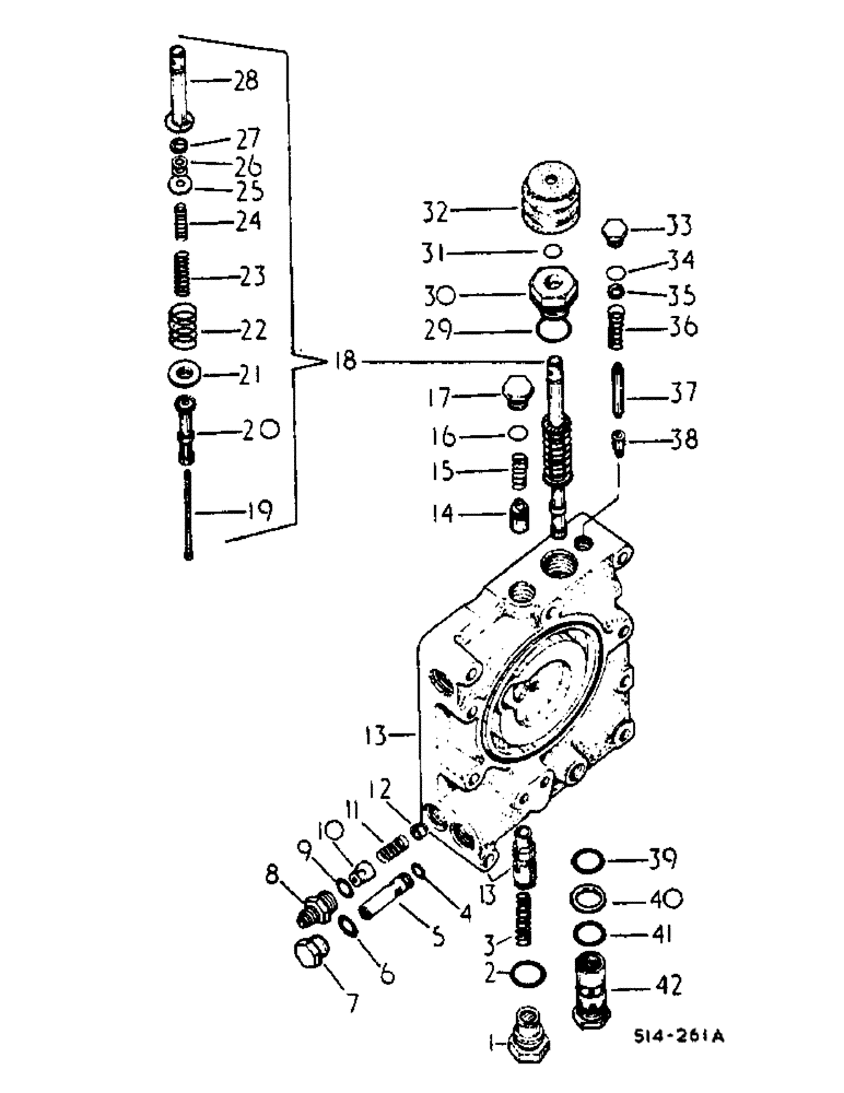 Схема запчастей Case IH 884 - (10-18) - MULTIPLE CONTROL VALVE (07) - HYDRAULICS