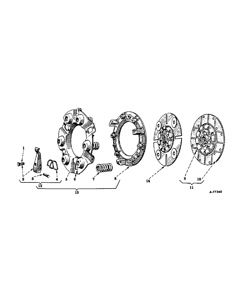 Схема запчастей Case IH 2404 - (056) - CLUTCH, 9 INCH (03.1) - CLUTCH